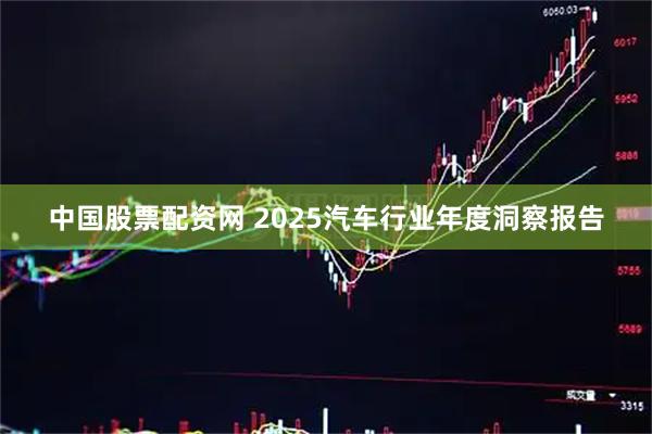 中国股票配资网 2025汽车行业年度洞察报告